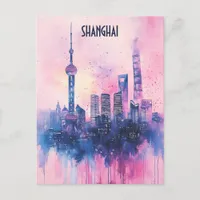 Travel to Shanghai China Postcard