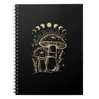 Mushrooms & Minimalism Cottage  Aesthetic Goblinco Notebook