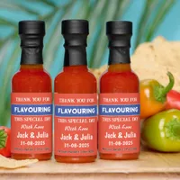 Thank You for Flavoring Wedding Hot Sauce