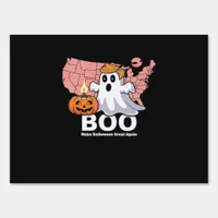 Trumpkin Funny Halloween Boo - Pumpkin Trumpkin Sign