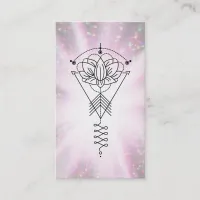 *~* Lotus Sparkle Rays Healing Reiki Tribal Business Card