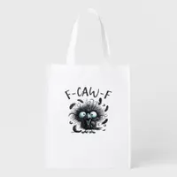 F-Caw-F Classic Retro Style Grocery Bag