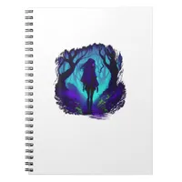 Fey Gothic Emo Goblincore Aesthetic  Forest Graphi Notebook