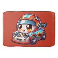 Cartoon Racing Car for boys | Bath Mat