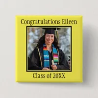 Congratulations Graduate name and photo    Button