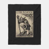 Goblin Mode Goblincore Fairycore Medieval Grunge A Fleece Blanket