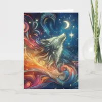 A Wolf in the Sky Card