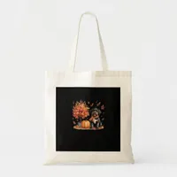 Black Labradoodle It’s Fall Y’all Pumpkin Autumn Tote Bag
