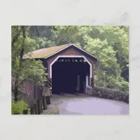 Kurtz Mill Covered Bridge Lancaster Pennsylvania Postcard