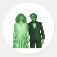 Till Death Do Us Part Classic Design Classic Round Sticker