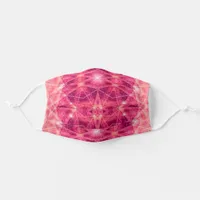 Resilience Energy Pink Healing Light Geometry Art Adult Cloth Face Mask