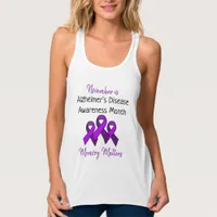 November is Alzheimer's Disease Awareness Month Tank Top