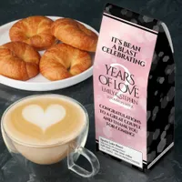 Elegant 2nd Rose Quartz Wedding Anniversary Roasted Coffee