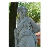 Lady Statue in the Park in Washington, Iowa