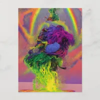 Colorful Abstract Postcard