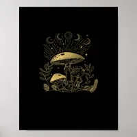 Cottagecore Mushrooms Fungi Goblincore Aesthetic Poster