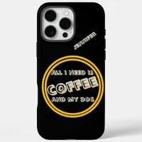 Chic Ignition tool for coffee and dog lovers iPhone 16 Pro Max Case