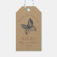 Butterfly Seed Packet Memorial Funeral Favor Tag