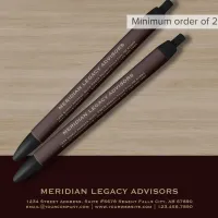 Elegant Burgundy Gold Professional Pen