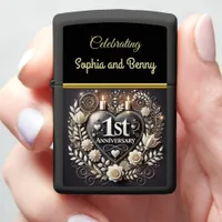 Romantic Keepsake for First Anniversary Zippo Lighter