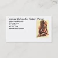 Vintage Clothing For Modern Women, Anne... Business Card
