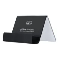 Custom Logo Modern Minimalist Professional Desk Desk Business Card Holder