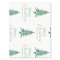 Green Pagoda Christmas Tree Tissue Paper