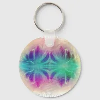 Plant From Another Planet, Digital Abstract Keychain