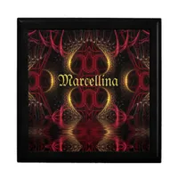 Gothic Valentine Gold Hearts Dark Arts Gift Box