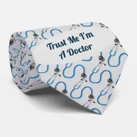 Trust Me I’m a Doctor Funny Medical Neck Tie