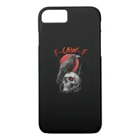 F-Caw-F Crow Funny F-Caw-F Aesthetic Design iPhone 8/7 Case