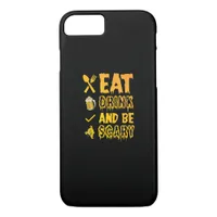 Eat Drink And Be Scary I Halloween Retro Classic iPhone 8/7 Case