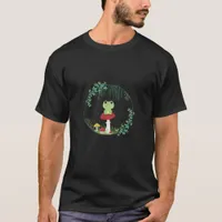 Cottagecore Aesthetic Kawaii Frog Goblincore Cute  T-Shirt