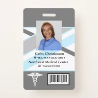 Doctor or nurse Name Badge Scanner Code