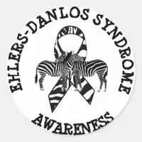 Ehlers-Danlos syndrome EDS Zebra STICKERS