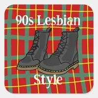 90s Lesbian Style Sticker