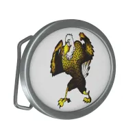 Cartoon Fighting Eagle Belt Buckle