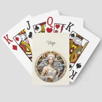 Virgo Maiden Zodiac Minimalist  Jumbo Poker Cards