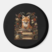 Cottagecore Aesthetic Book Lover Goblincore Retro  Magnet