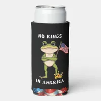 No Kings in America Anti-Trump Protest  Seltzer Can Cooler