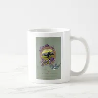 Vintage Birthday Postcard Printed In Germany Coffee Mug