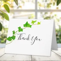 Green English Ivy Vine Foliage Sympathy Thank You