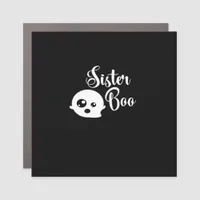Sister Boo Halloween  Car Magnet
