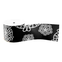 Elegant Stylish Black & White Mandala Flowers