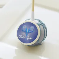 Blue budgie - cute  cake pops