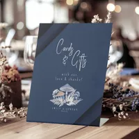Wild & Whimsical Motif Wedding ID1110 Pedestal Sign