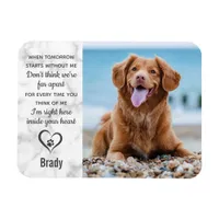 Marble Pet Memorial Keepsake Remembrance Dog Magnet