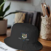 US 250 Years Botanical Midnight Black Buck Bucket Hat