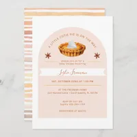 Fall Cutie Pie Baby Shower Invitation