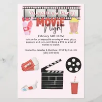  Valentine's Party Movie Night Flyer